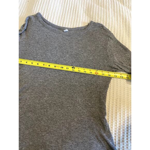 B.P. Nordstrom Dark Heather Grey Classic Cozy Ribbed Long Sleeve Tee Size XL - Picture 6 of 6